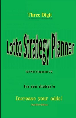 Three Digit  Lotto Strategy Planner  Full Pick 3 Sequence