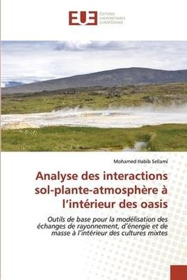 Analyse des interactions sol-plante-atmosphère à l'intérieur des oasis