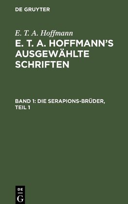Die Serapions-Brüder, Teil 1