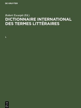 Dictionnaire international des termes littéraires, L