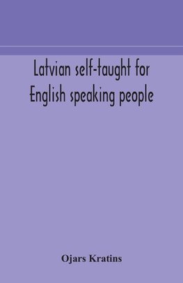 Latvian self-taught for English speaking people