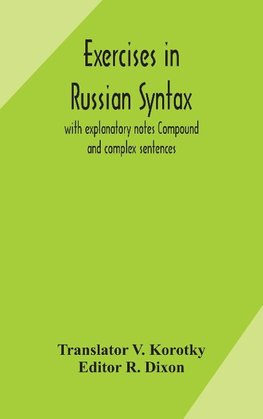 Exercises In Russian Syntax