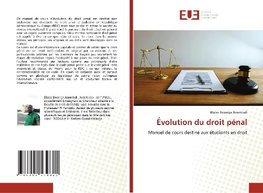 Évolution du droit pénal