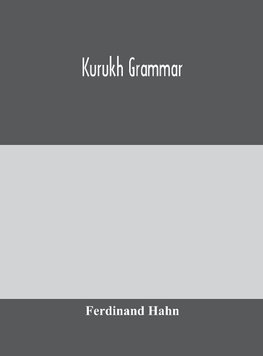 Kurukh Grammar