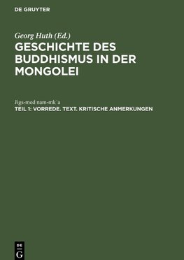 Vorrede. Text. Kritische Anmerkungen