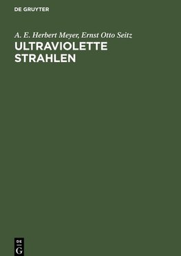 Ultraviolette Strahlen
