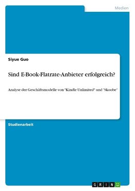 Sind E-Book-Flatrate-Anbieter erfolgreich?