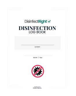 Disinfection Log Book