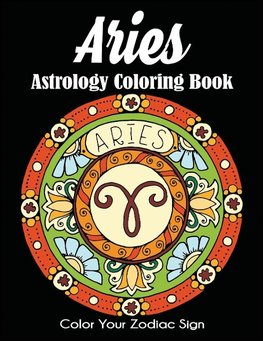 Aries Astrology Coloring Book