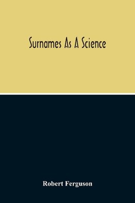 Surnames As A Science