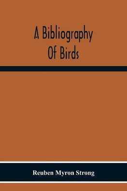 A Bibliography Of Birds