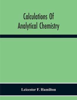 Calculations Of Analytical Chemistry