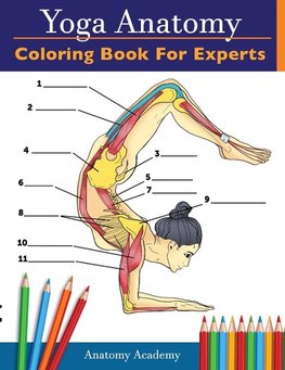 Yoga Anatomy Coloring Book for Experts
