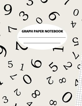 Graph Paper Notebook | Large Size 8.5'' x 11'', Quad Ruled | 5 squares per inch