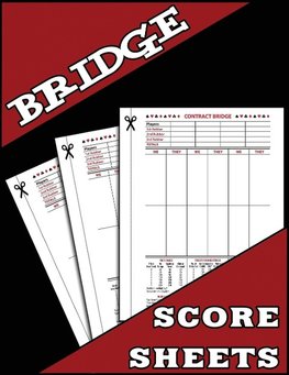 Bridge Score Sheets, Contract Bridge