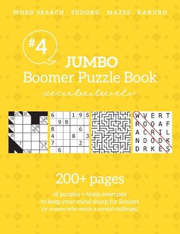 Jumbo Boomer Puzzle Book #4