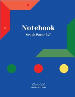 Composition Notebook Graph Paper 5x5|124 pages| 8.5x11-Inches