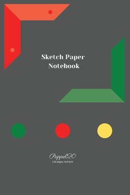 Sketch Paper Notebook | Grey Cover |6x9