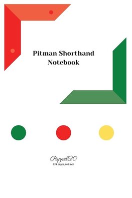 Pitman Shorthand Notebook| White Cover |6x9