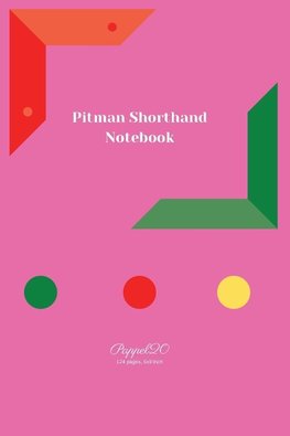 Pitman Shorthand Notebook| Pink Cover |6x9