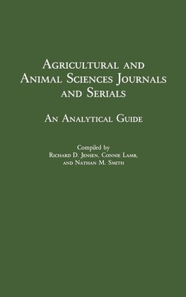 Agricultural and Animal Sciences Journals and Serials