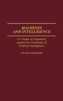 Machines and Intelligence