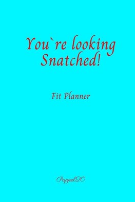 Fit Planner| Cover Aqua color| 200 pages | 6x9 Inches