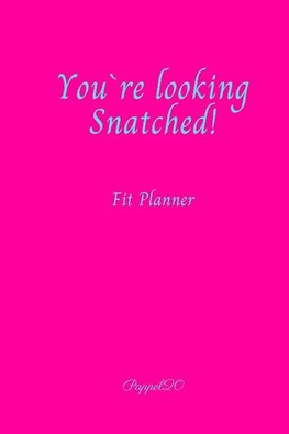 Fit Planner |Cover Hollywood Cerise color| 200 pages | 6x9 Inches