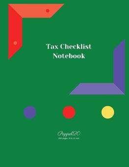 Tax Checklist |204 pages| 8.5x11 Inches
