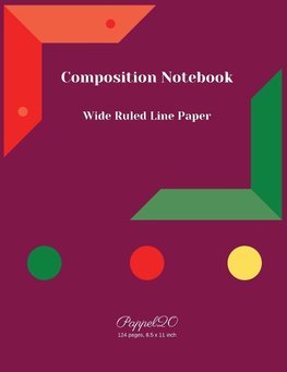 College Notebook Wide Ruled Line Paper