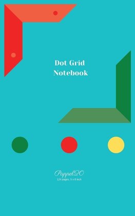 Dot Grid Notebook | light blue cover | 124 pages