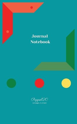 Journal Paper Notebook | Persian Green Cover| 124 pages