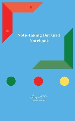 Note-Taking Dot grid Notebook | Blue cover | 124 pages