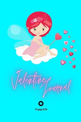Valentine Journal for girls ages 6+| Love Fairy |Love Diary | Girl Diary |Journal for teenage girl | Dot Grid Journal | 122 pages |6x9 Inches|