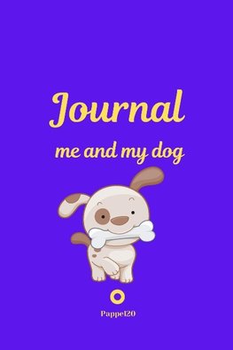 Me and My Dog, Journal | Journal for girls with dogs| Purple cover |124 pages |6x9 Inches
