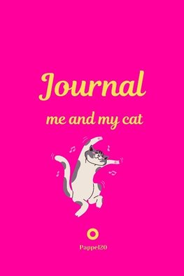 Me and My Cat, Journal | Journal for girls with cat | Pink Cover | 124 pages | 6x9 Inches