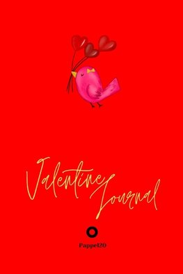 Valentine Journal for girls ages 10+| Girl Diary |Journal for teenage girl | Dot Grid Journal |Red Cover| 122 pages |6x9 Inches