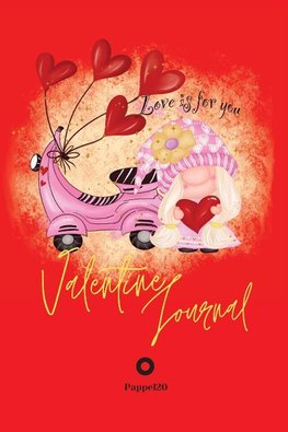 Valentine Journal For Girls Ages 8+ |Diary for girls |Journal for teenage girl | Dot Grid Journal | Red Cover |122 pages |6x9 Inches