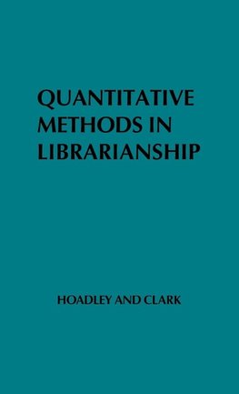 Quantitative Methods in Librarianship