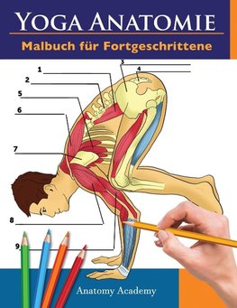Yoga Anatomie Malbuch für Fortgeschrittene