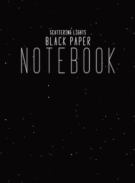 Black Paper Notebook