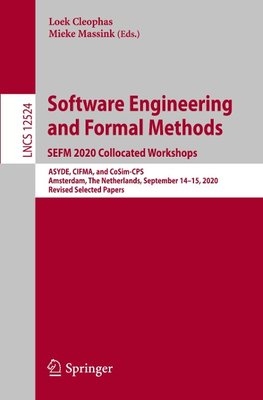 Software Engineering and Formal Methods. SEFM 2020 Collocated Workshops