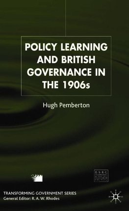 Policy Learning and British Governance in the 1960s
