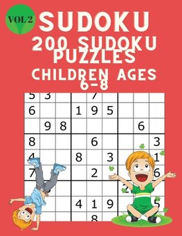 Sudoku 200 Sudoku Puzzles for Children Ages 6-8
