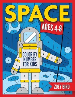 Space Color by Number for Kids