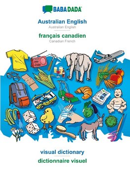 Australian English - français canadien, visual dictionary, BW