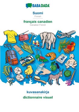 Suomi - français canadien, kuvasanakirja, BW