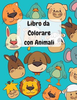 Libro da Colorare per Bambini - Animali incredibili