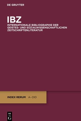 IBZ, Jahrgang 45/Teil 1, IBZ (2009)