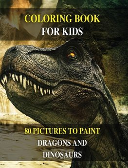COLORING BOOK FOR KIDS - HOW TO DRAW PREHISTORIC ANIMALS? LEARN TO PAINT DRAGONS AND DINOSAURS